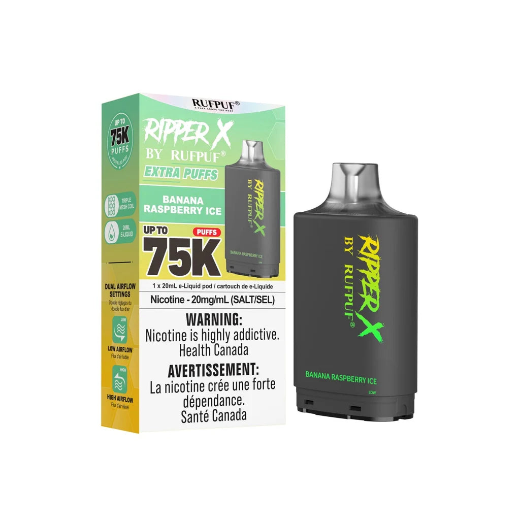 Banana Raspberry Ice - Ripper X 75K