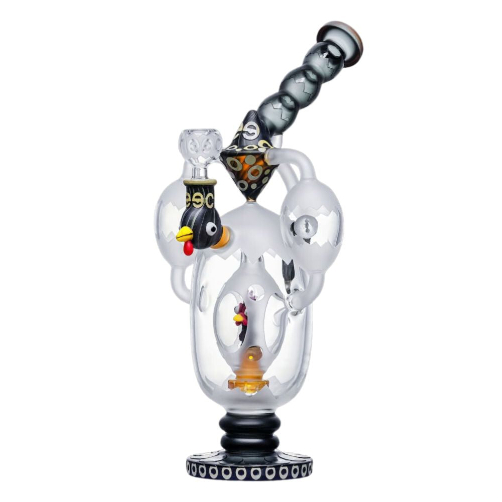 Cheech Rooster In a Bubble Bong 14.5" Accessories Cheech