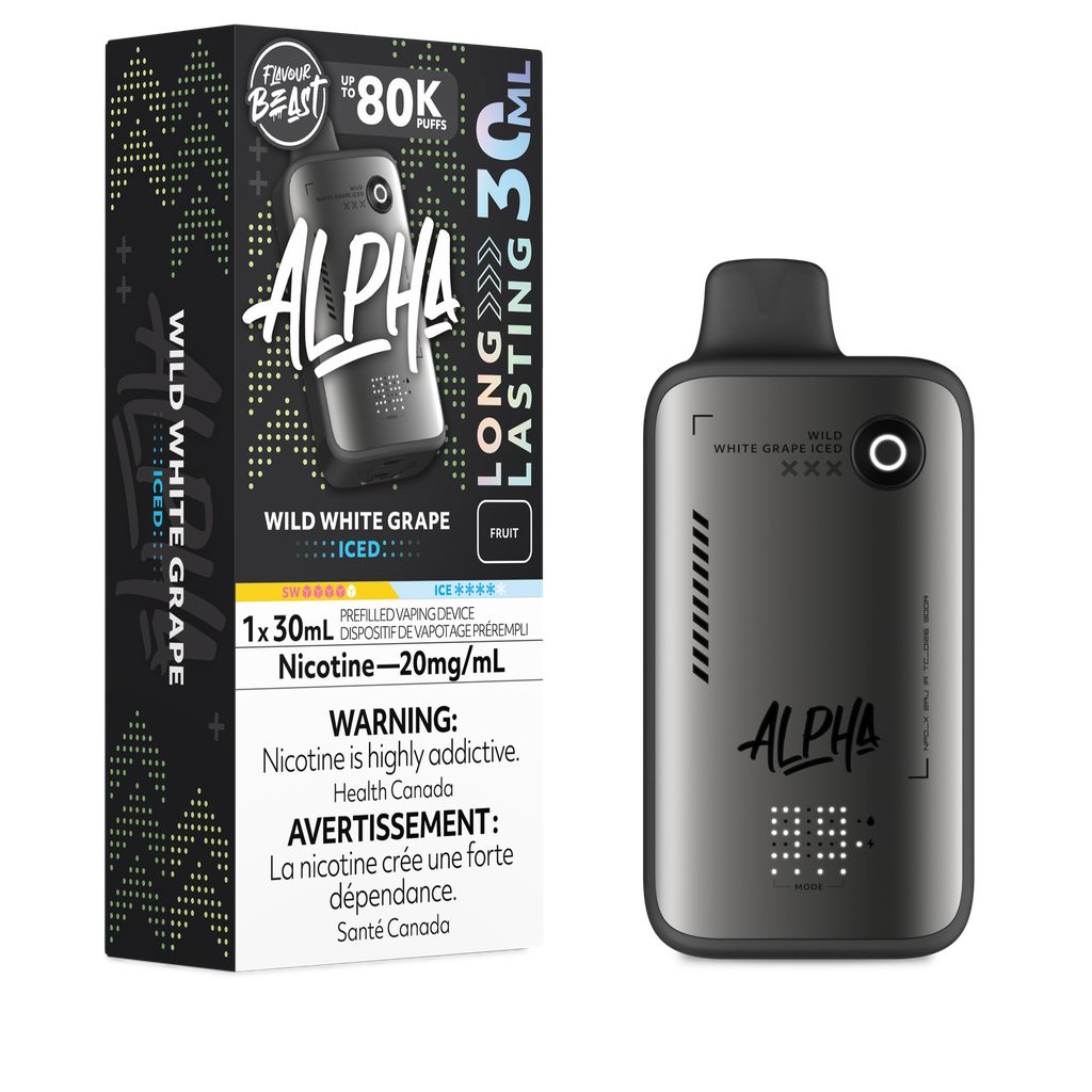Alpha - Wild White Grape Disposable Flavour Beast Alpha