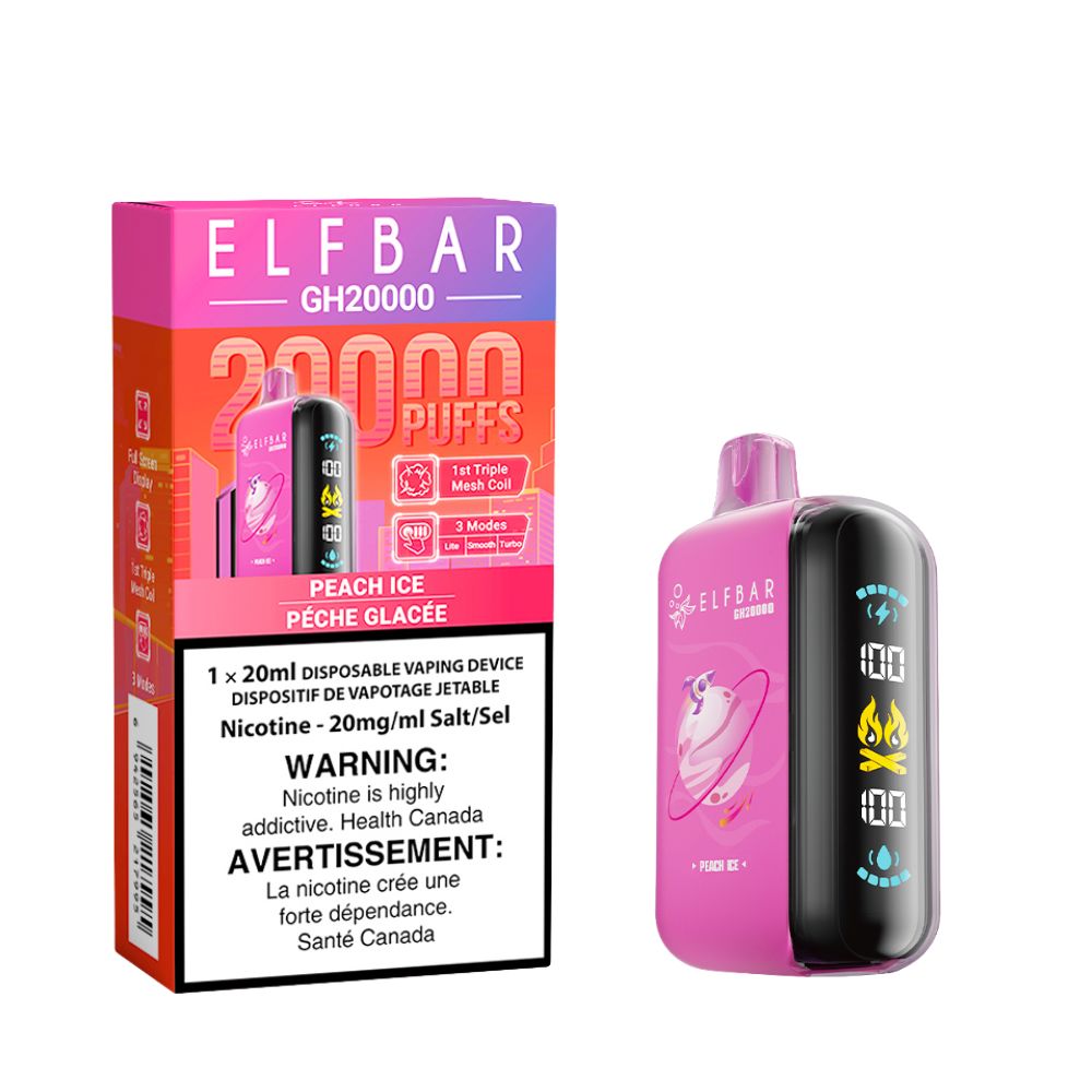 Peach Ice - Elf Bar 20k Disposable Elf Bar 20k 20mg - 2%