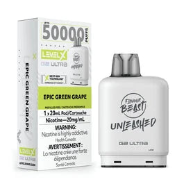 Epic Green Grape Level X G2 Ultra Disposable Level X G2 Ultra FB 20mg - 2%