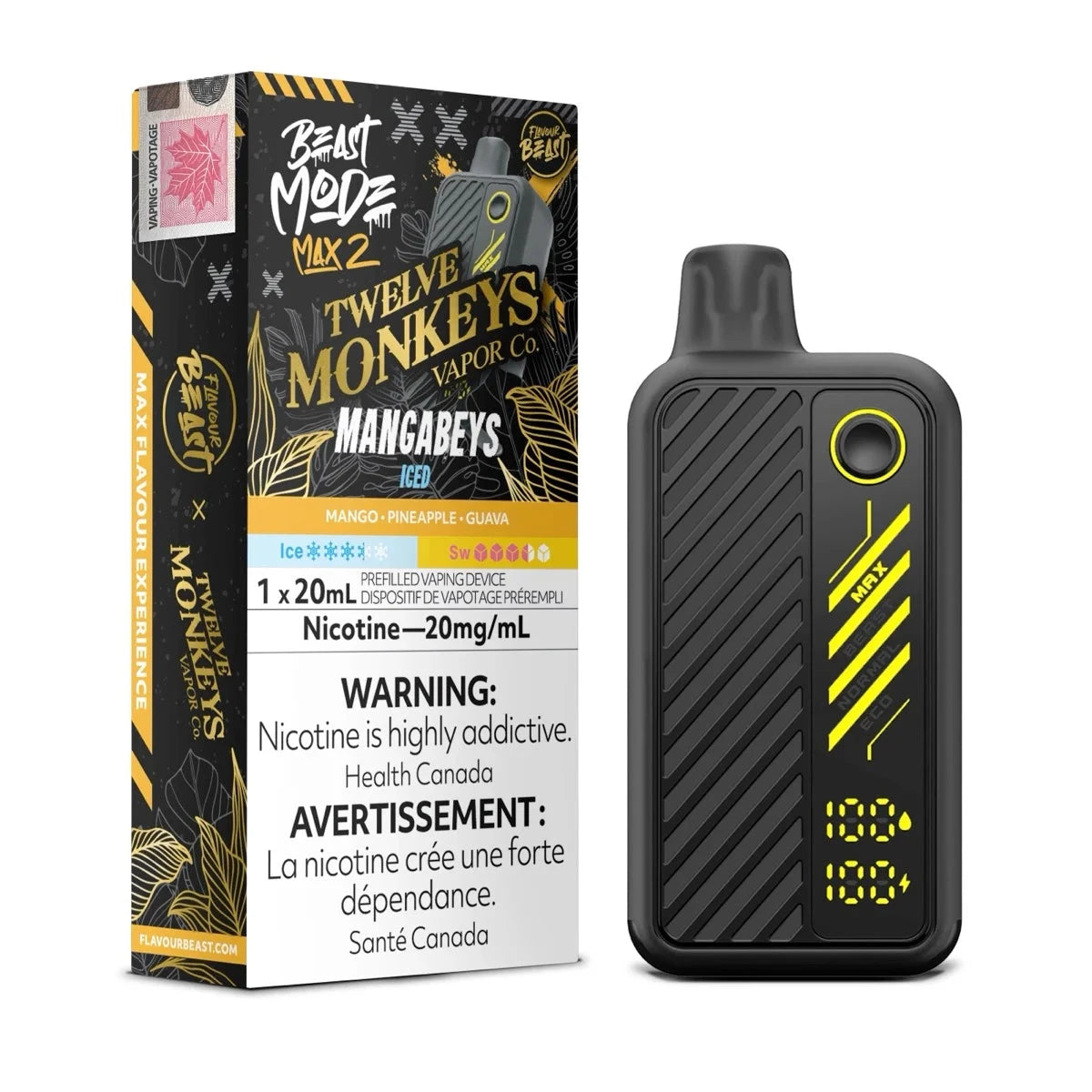 Mangabeys - Beast Mode Max 2 Disposable Beast Mode Max 2 20mg - 2%