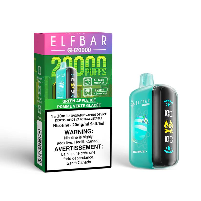 Green Apple Ice - Elf Bar 20k Disposable Elf Bar 20k 20mg - 2%