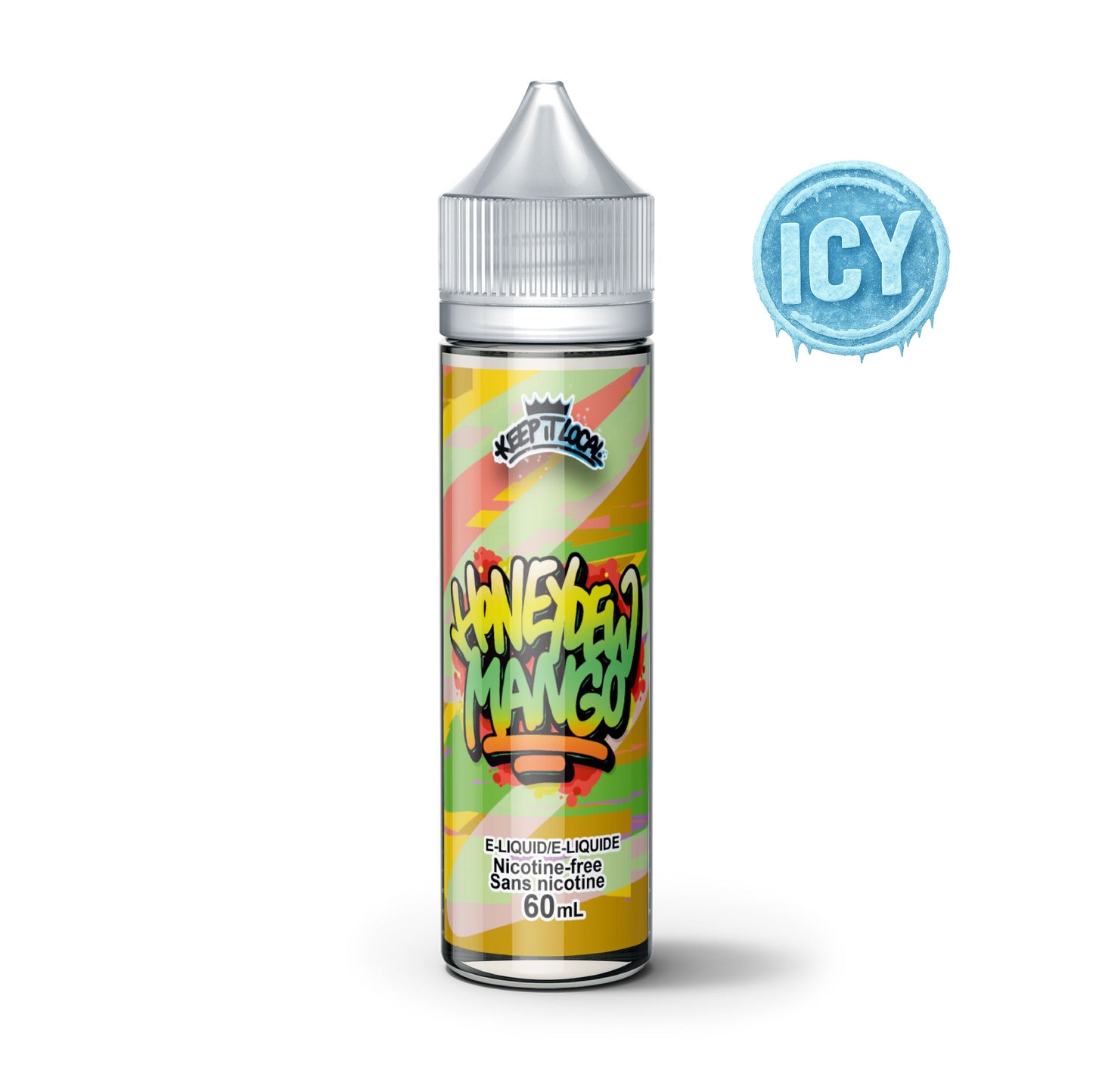 Icy Honeydew Mango - Keep It Local ICY e-liquid COLD TURKEY JUICE INC