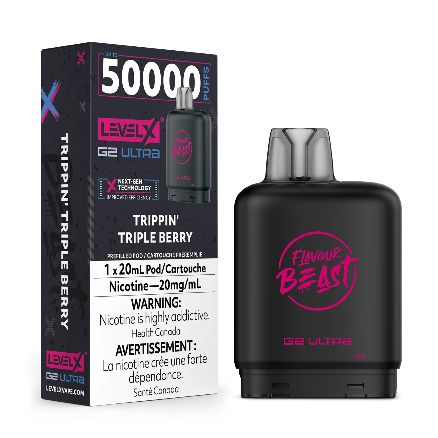 Trippin Triple Berry- Level X G2 Ultra Disposable Level X G2 Ultra FB