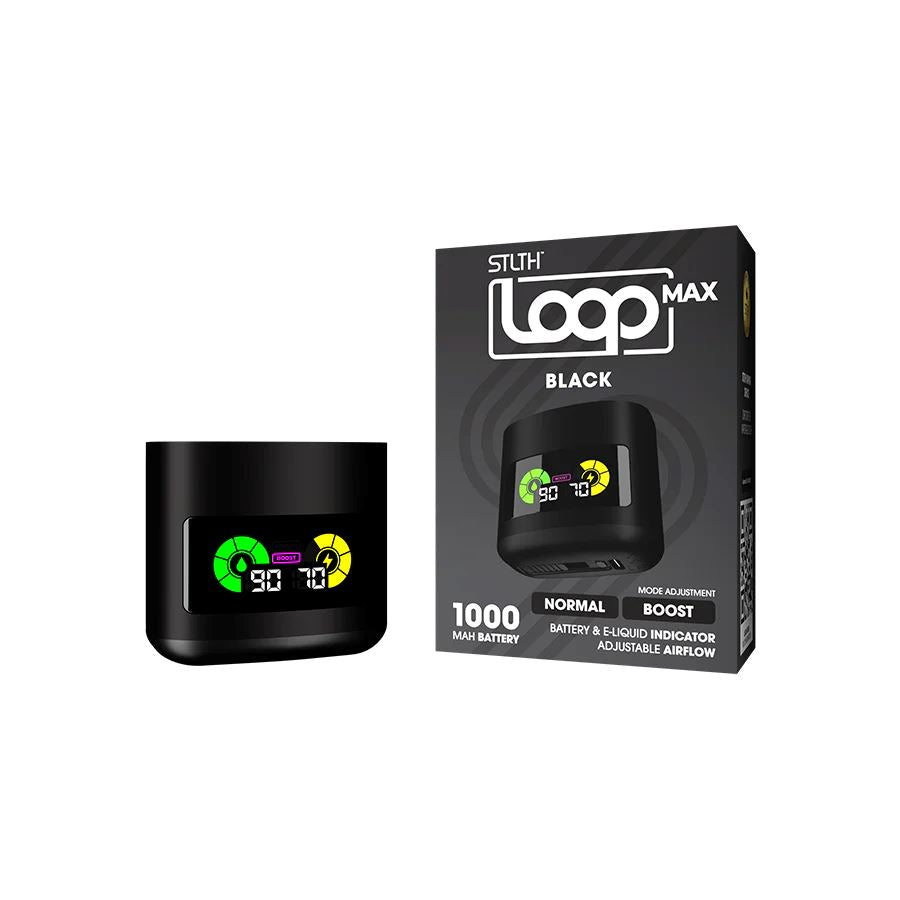 STLTH Loop MAX Device Closed Pod System STLTH LOOP Black