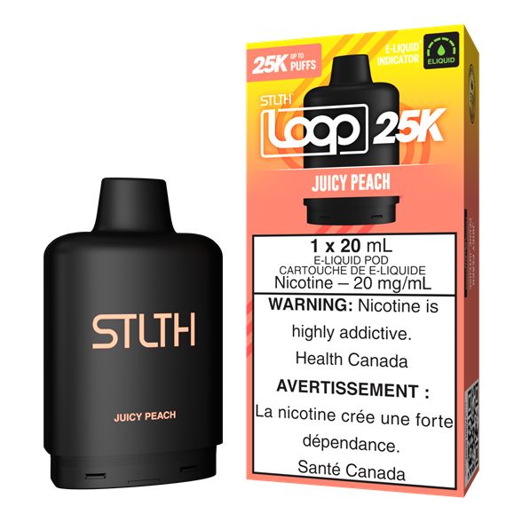 Juicy Peach STLTH Loop 25k Disposable STLTH LOOP