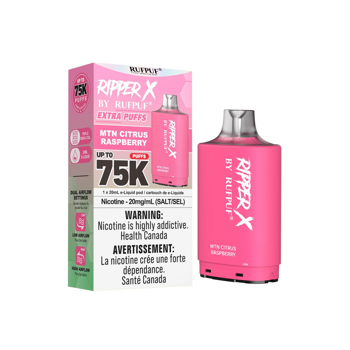 MTN Citrus Raspberry - Ripper X 75K