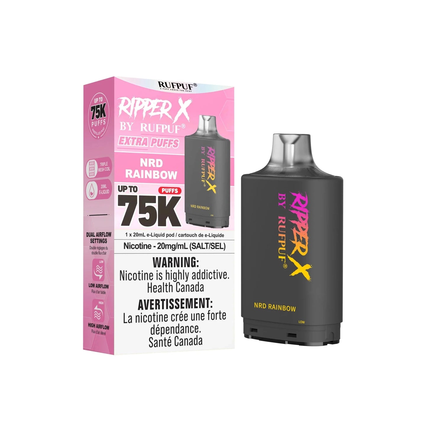 NRD Rainbow Ripper X 75K Disposable Ripper X 75K