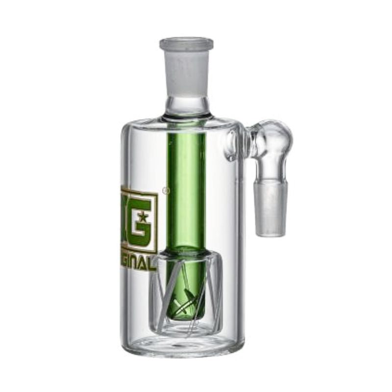 14mm 90 Degree OG Original Showerhead UFO Perc Ash Catcher Accessories Arsenal Green