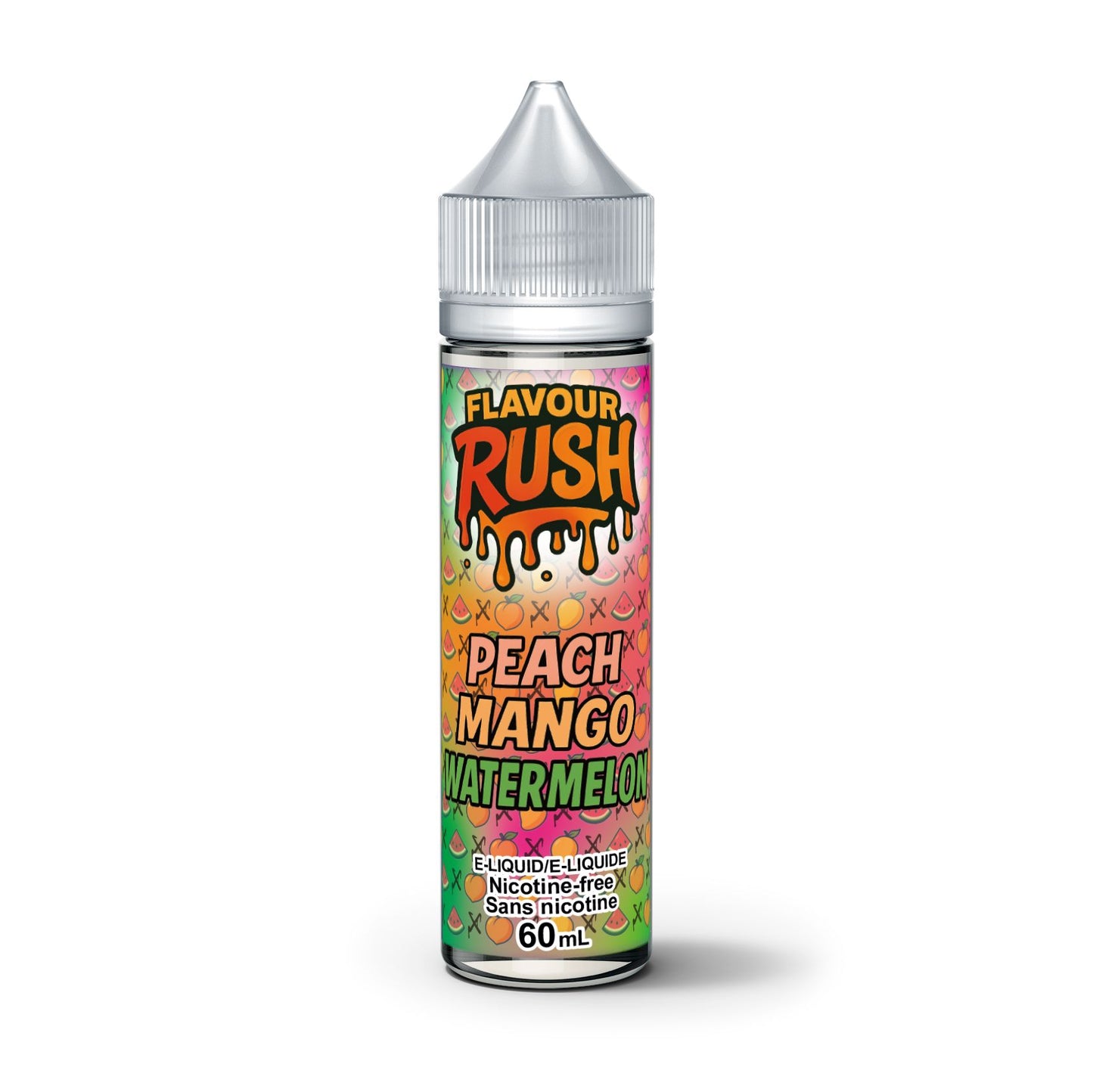 Peach Mango Watermelon - Flavour Rush (Excise) e-liquid COLD TURKEY JUICE INC