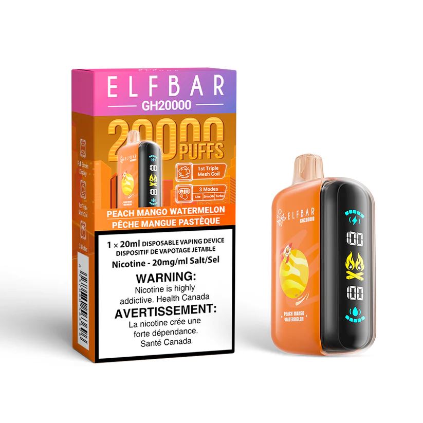 Peach Mango Watermelon - Elf Bar 20k Disposable Elf Bar 20k 20mg - 2%