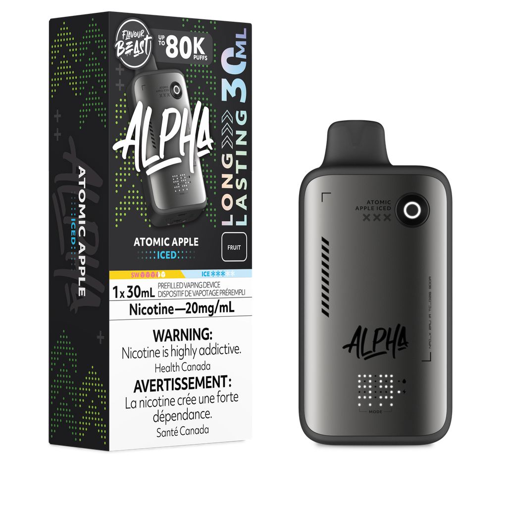 Alpha Atomic Apple Iced Disposable Flavour Beast Alpha