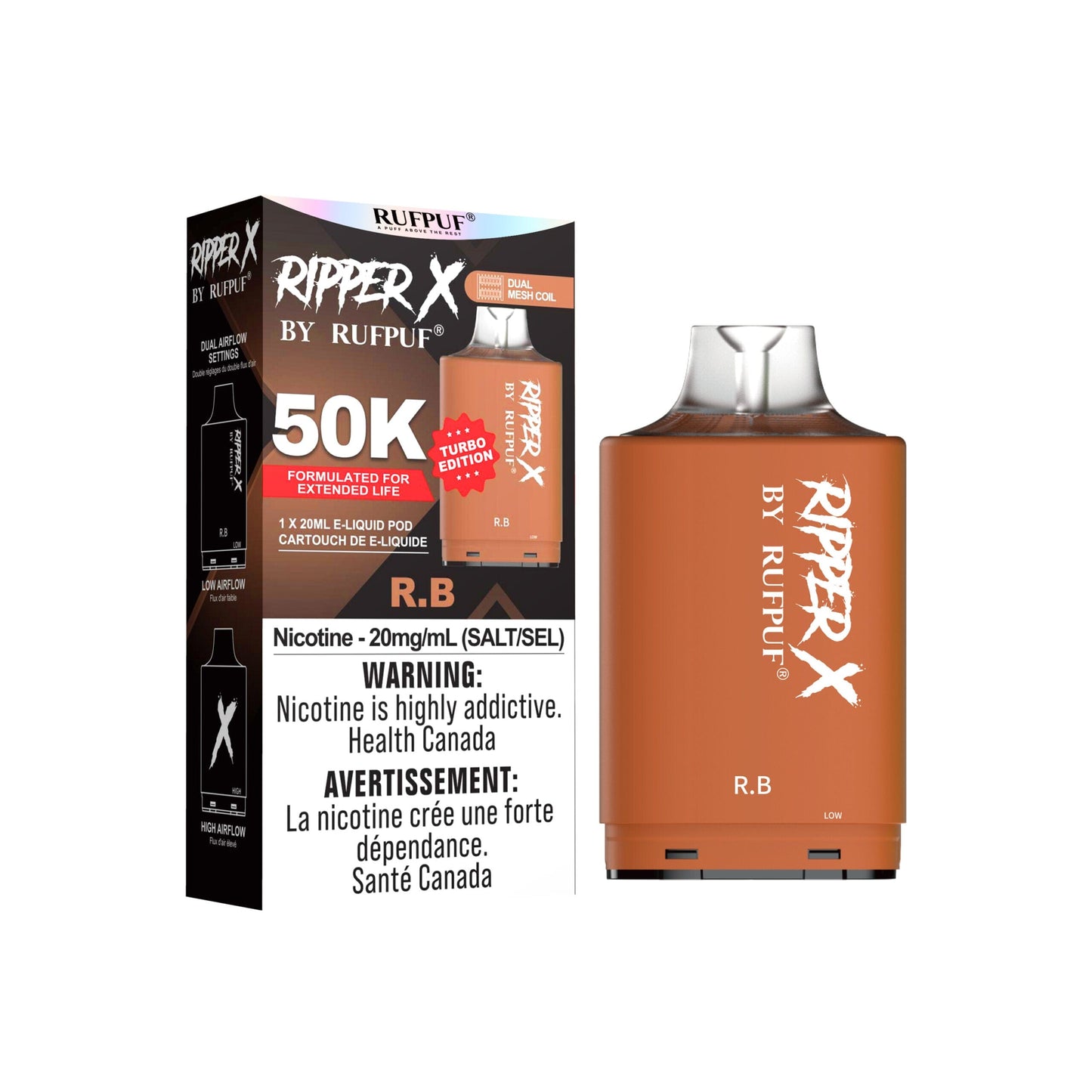 R.B - Ripper X 50k Disposable Ripper X 50k 20mg - 2%