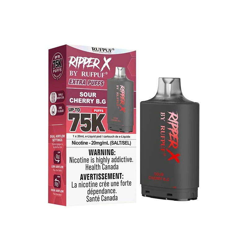 Sour Cherry B.G - Ripper X 75K Disposable Ripper X 75K