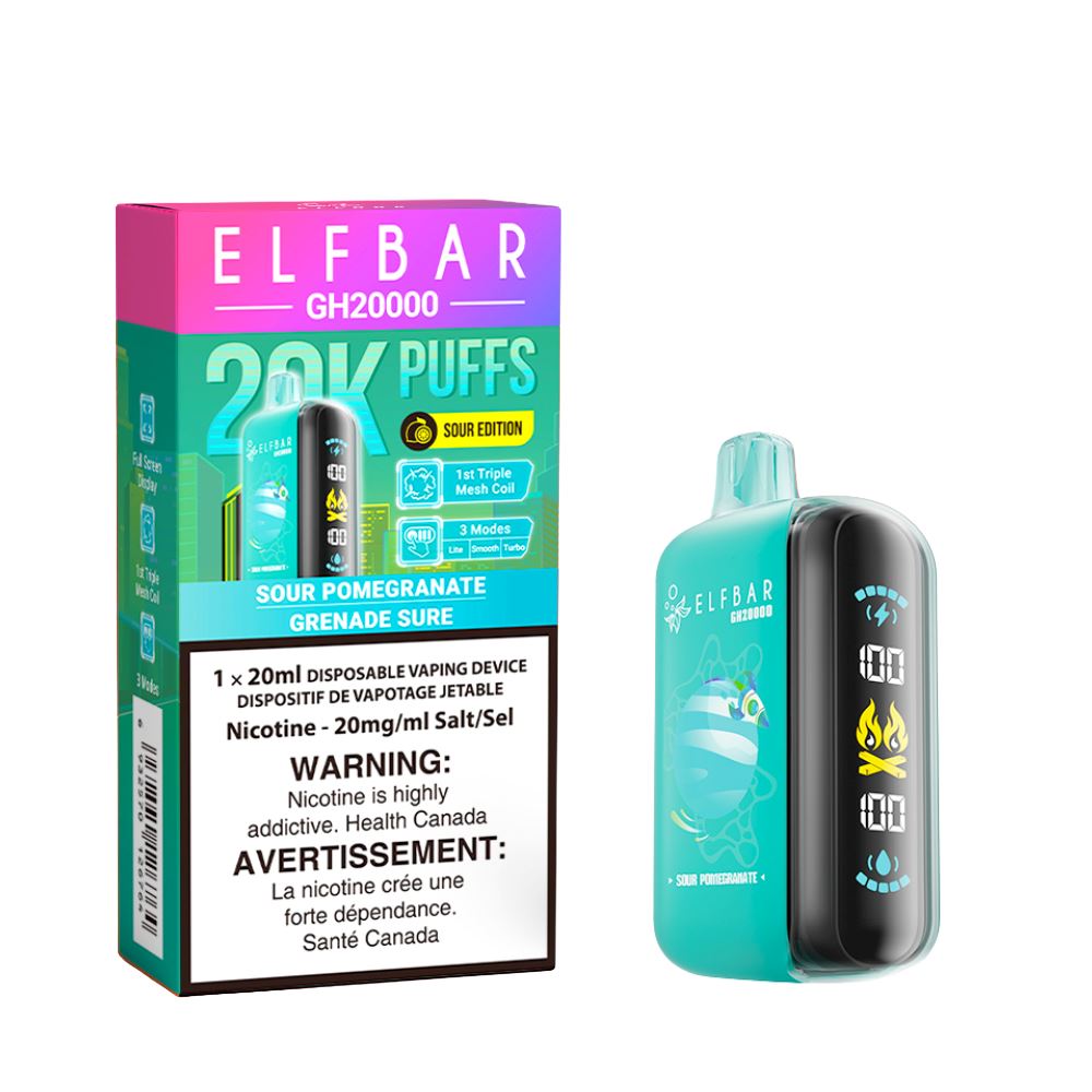 Sour Pomegranate - Elf Bar 20k Disposable Elf Bar 20k 20mg - 2%