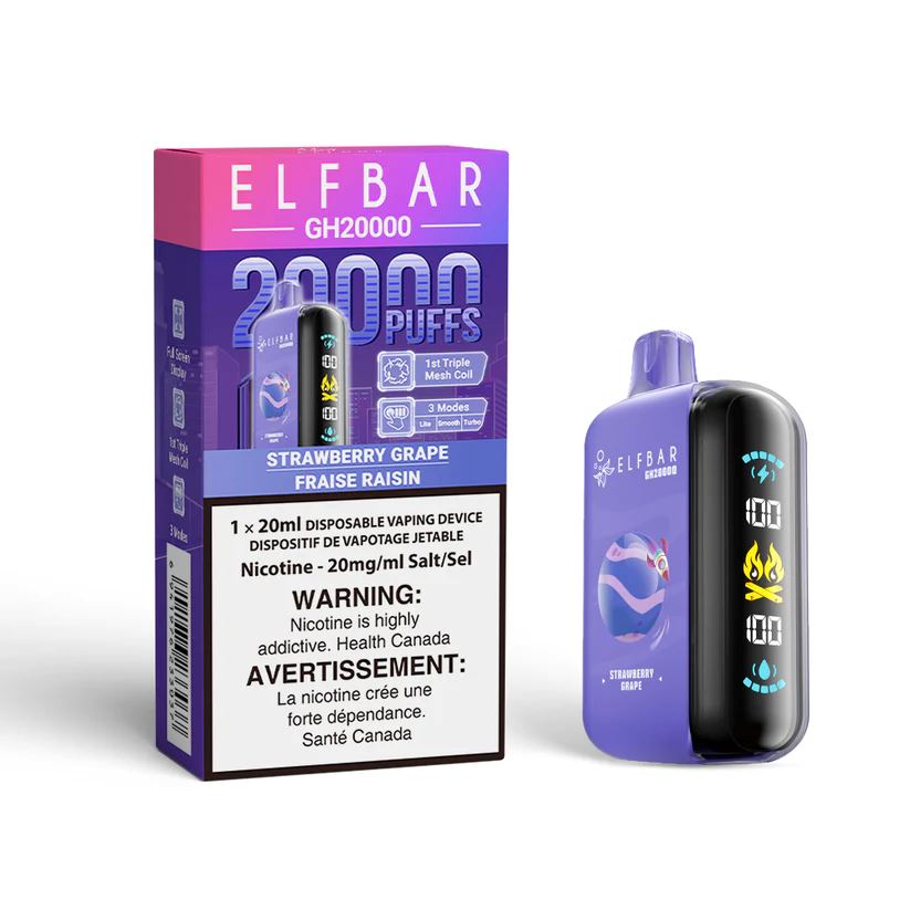 Strawberry Grape - Elf Bar 20k Disposable Elf Bar 20k 20mg - 2%