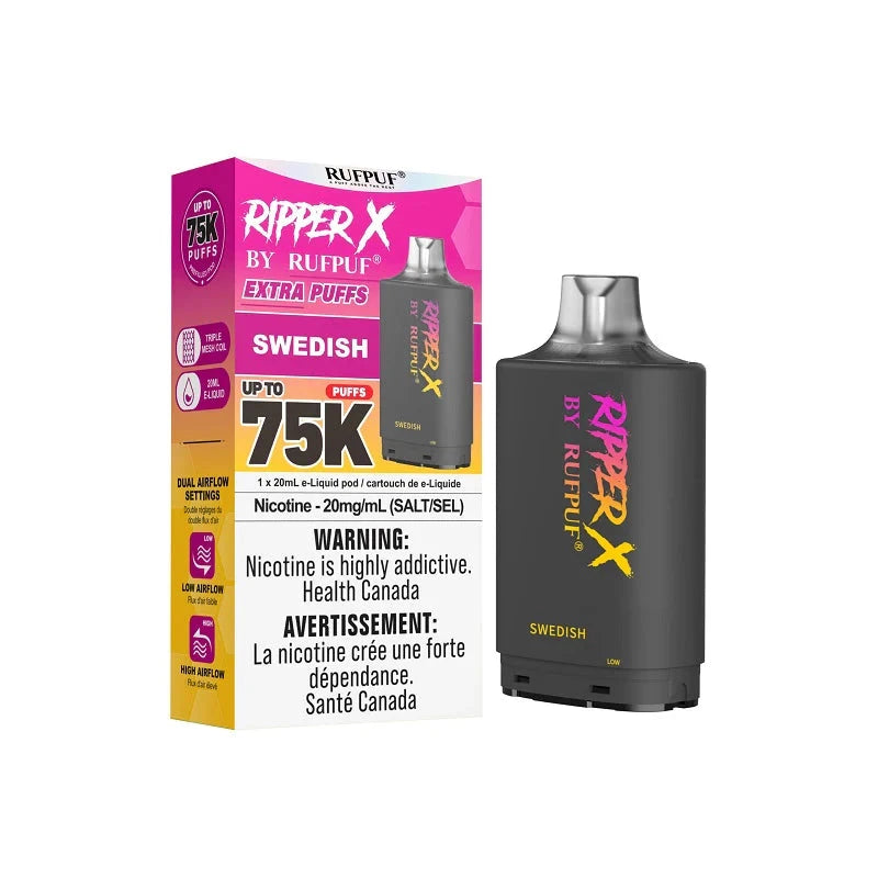 Swedish - Ripper X 75K Disposable Ripper X 75K