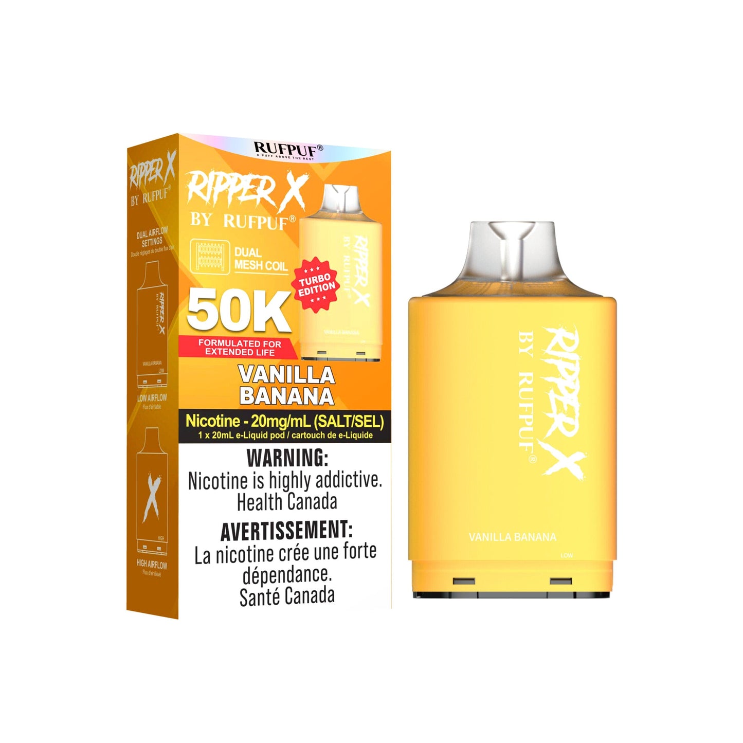 Vanilla Banana - Ripper X 50k Disposable Ripper X 50k