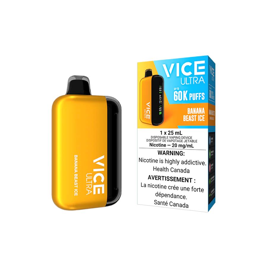 Banana Beast Ice - Vice Ultra 60k Disposable Vice Ultra 20mg - 2%