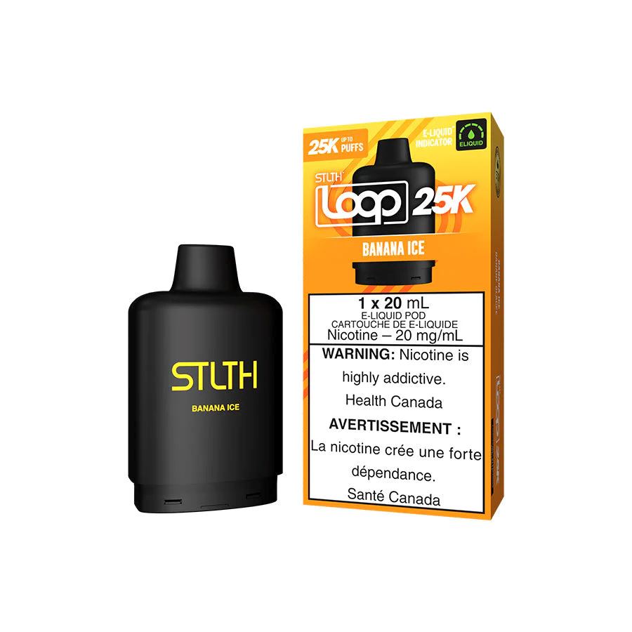 Banana Ice - STLTH Loop 25k Disposable STLTH LOOP 20mg - 2%