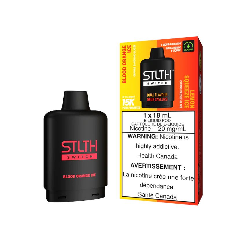 Blood Orange Ice/Lemon Squeeze Ice- STLTH Switch 15k Disposable STLTH SWITCH 20mg - 2%