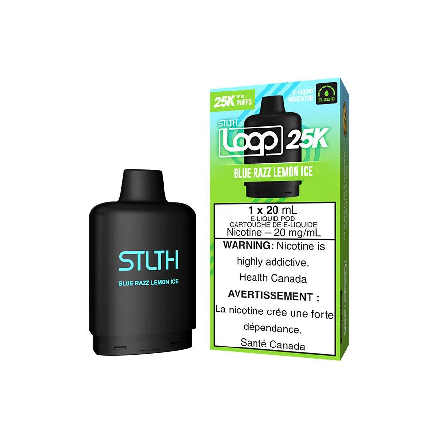 Blue Razz Lemon Ice - STLTH Loop 25k Disposable STLTH LOOP 20mg - 2%