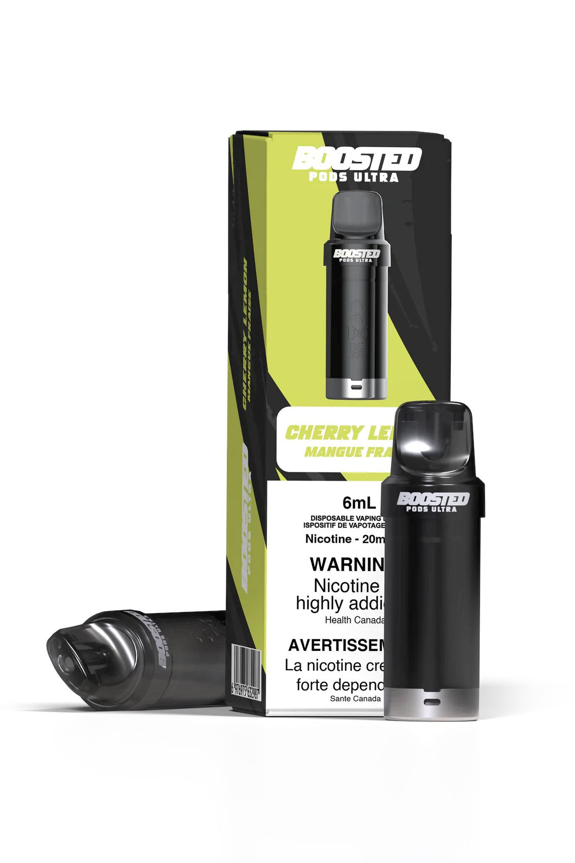 Cherry Lemon - Boosted Pod Ultra CLOSED PODS Boosted Pods Ultra 20mg - 2%