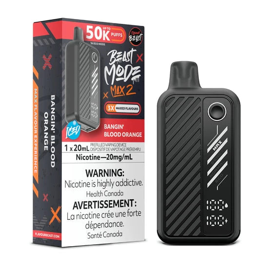 Bangin Blood Orange- Beast Mode Max 2 Disposable Beast Mode Max 2 20mg - 2%