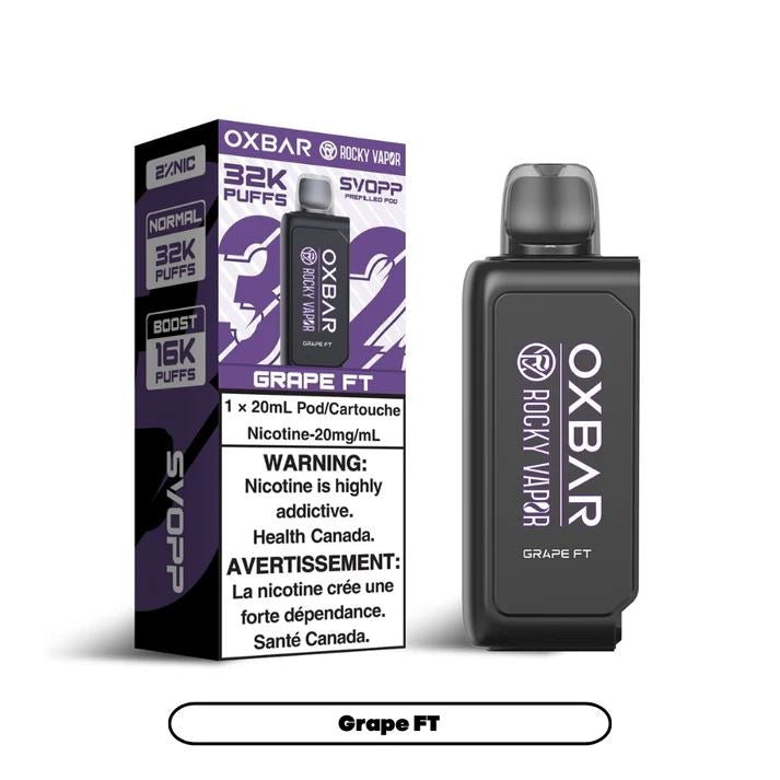 Grape FT - Oxbar Svopp 32K Pod Disposable Oxbar Svopp 32k 20mg - 2%