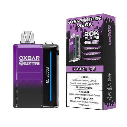 Grape GB - Oxbar 20k Disposable Oxbar 20mg - 2%