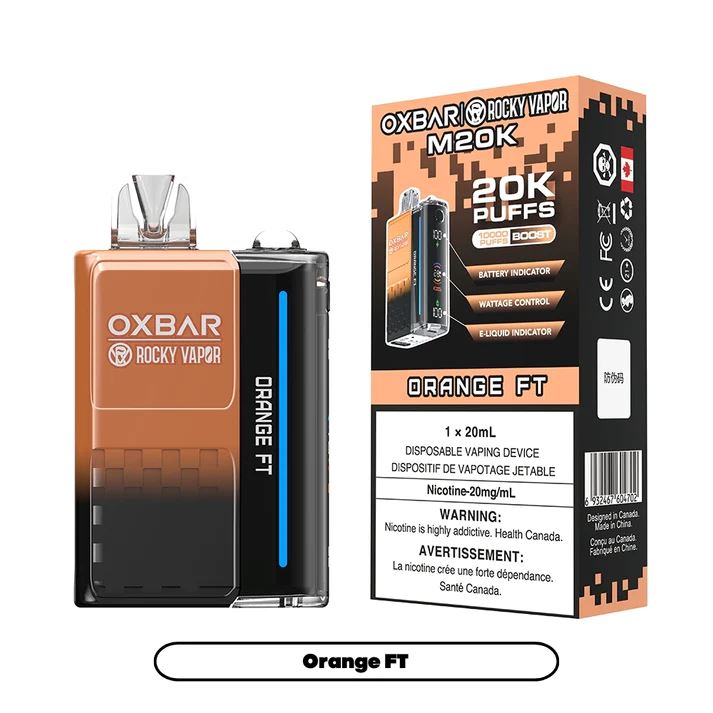 Orange FT - Oxbar 20k Disposable Oxbar 20mg - 2%