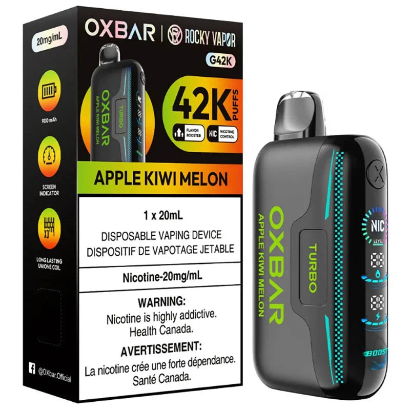Apple Kiwi Melon Oxbar 42k Disposable Oxbar 42k 20mg - 2%