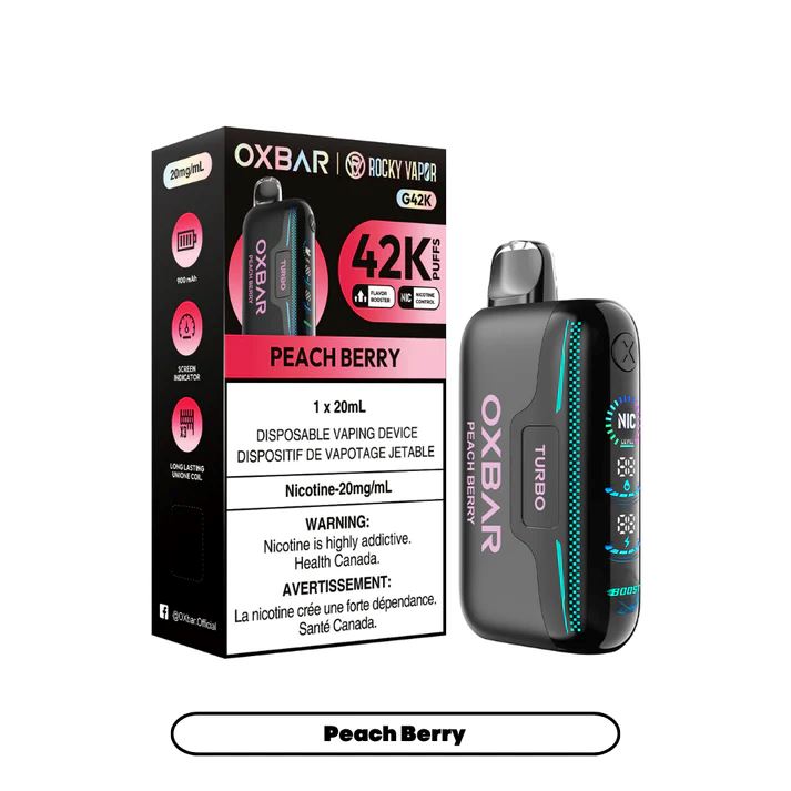Peach Berry - Oxbar 42k Disposable Oxbar 42k 20mg - 2%
