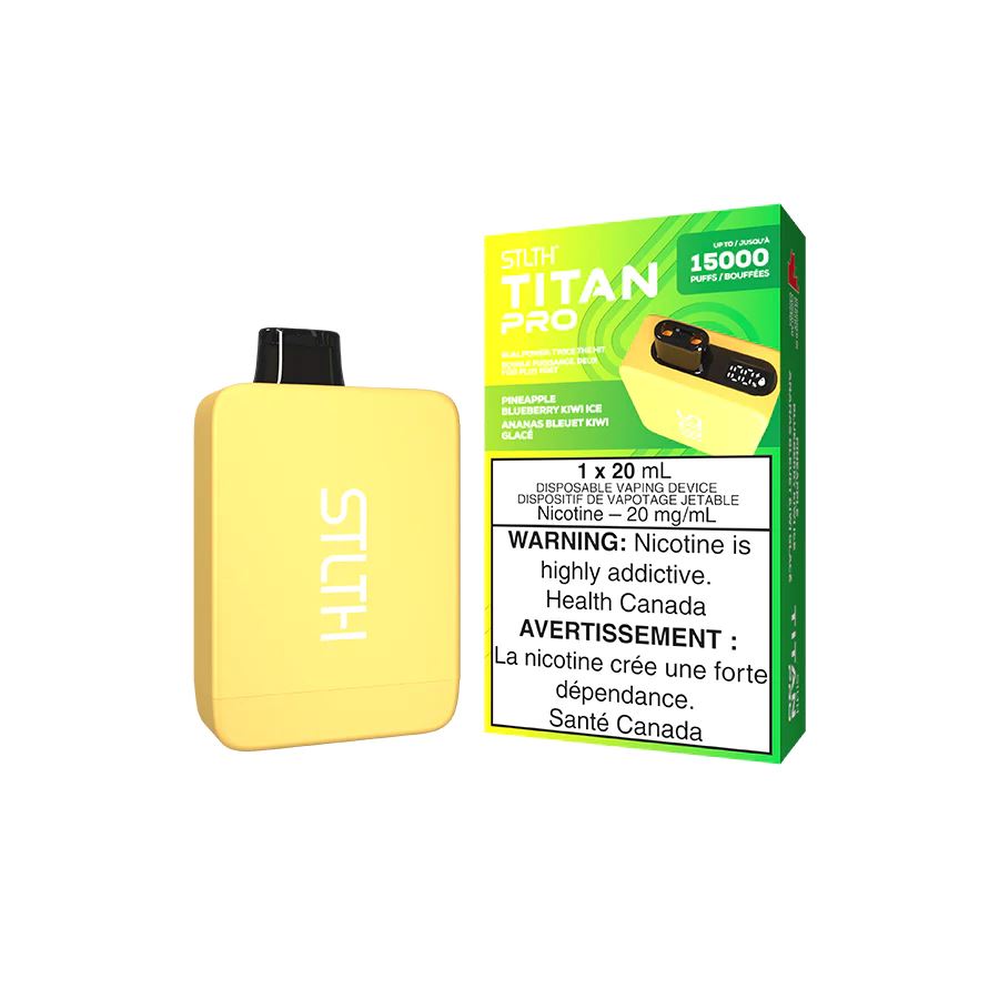 Pineapple Blueberry Kiwi Ice - Stlth Titan Pro Disposable Stlth Disposables 20mg - 2%