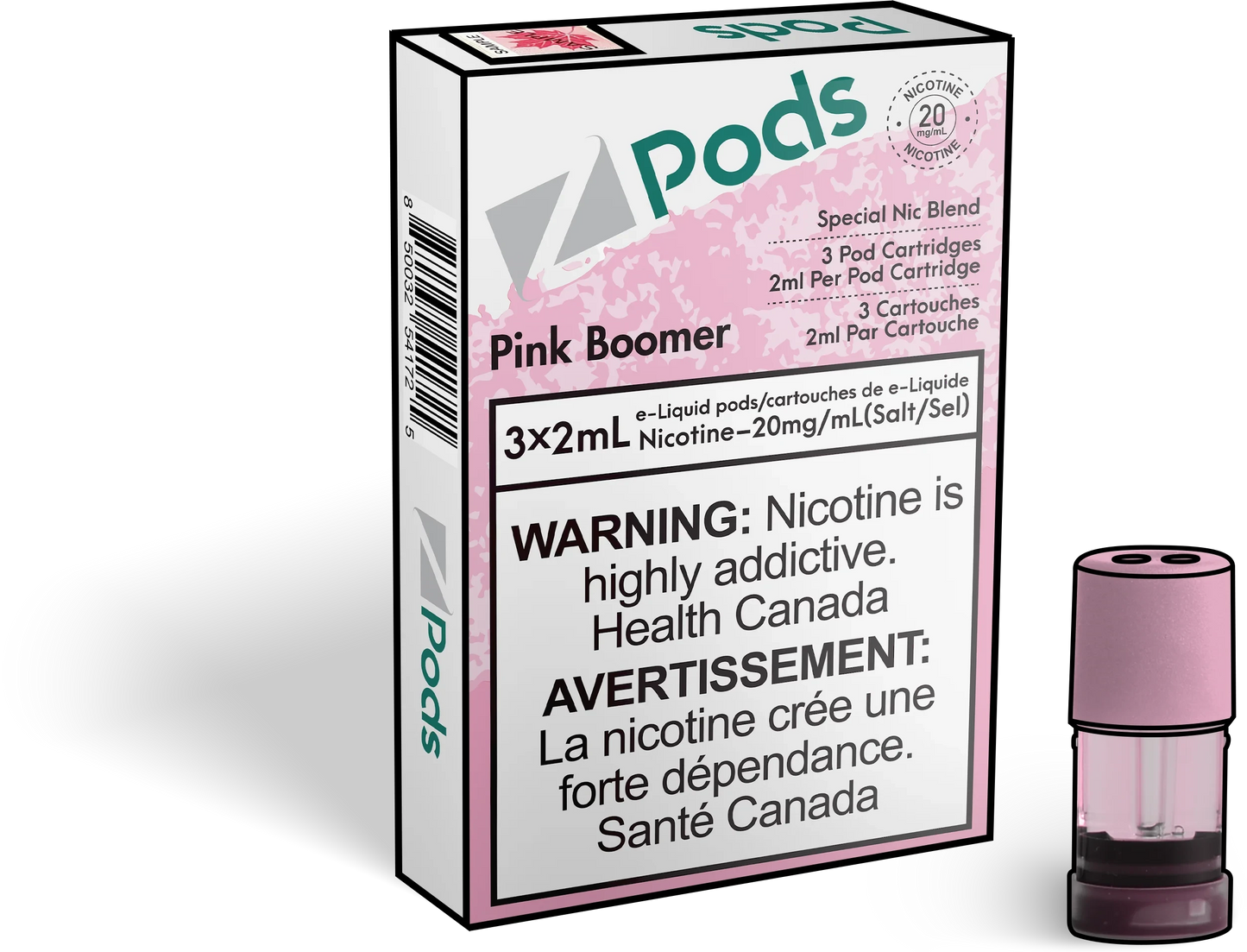 Pink Boomer/Pink Glubule - Z Pods CLOSED PODS Z Labs