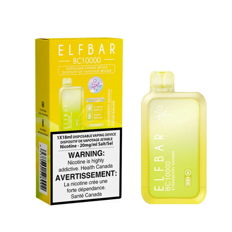 Strawberry Banana - Elf Bar BC10000 Disposable Elf Bar 20mg - 2%