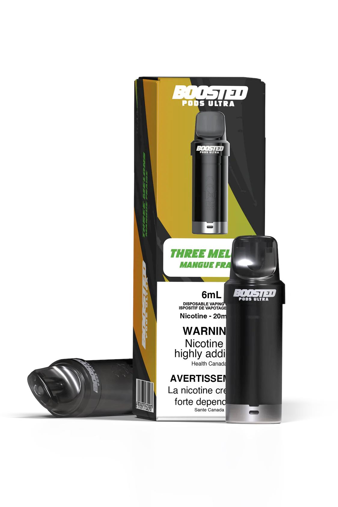 Three Melons - Boosted Pod Ultra CLOSED PODS Boosted Pods Ultra 20mg - 2%