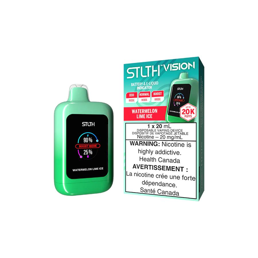 Watermelon Lime Ice - Stlth Vision 20k Disposable Stlth Disposables 20mg - 2%