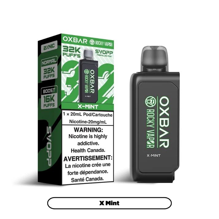 X-Mint - Oxbar Svopp 32K Pod Disposable Oxbar Svopp 32k 20mg - 2%