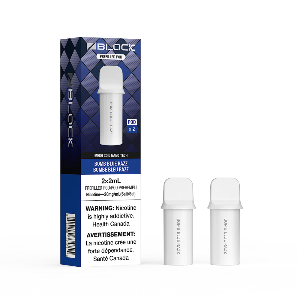 Bomb Blue Razz - Zblock Pods