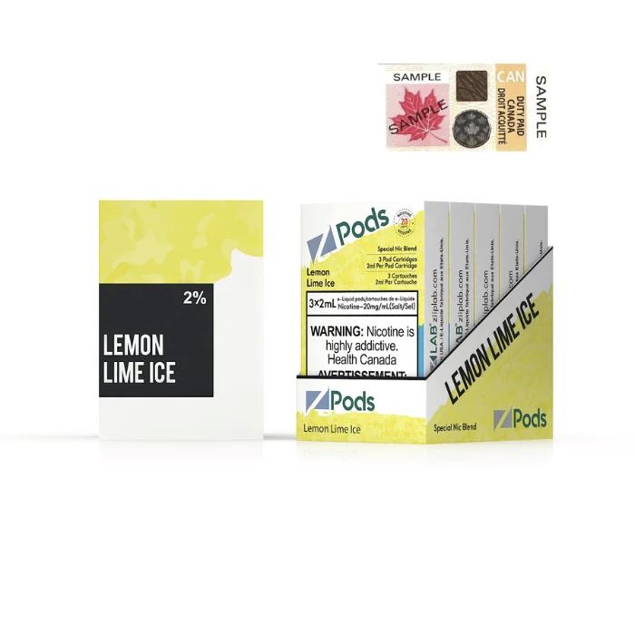 Lemon Lime Ice - Z Pods CLOSED PODS Z Labs