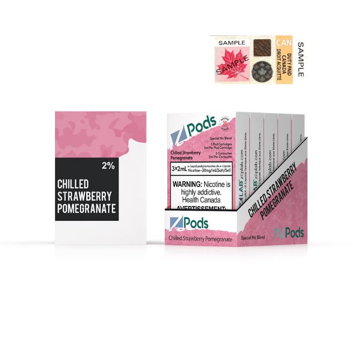 Chilled Strawberry Pomegranate - Z Pods CLOSED PODS Z Labs