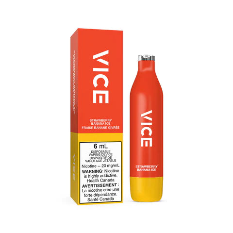 Strawberry Banana Ice - VICE 2500 Disposable Vice