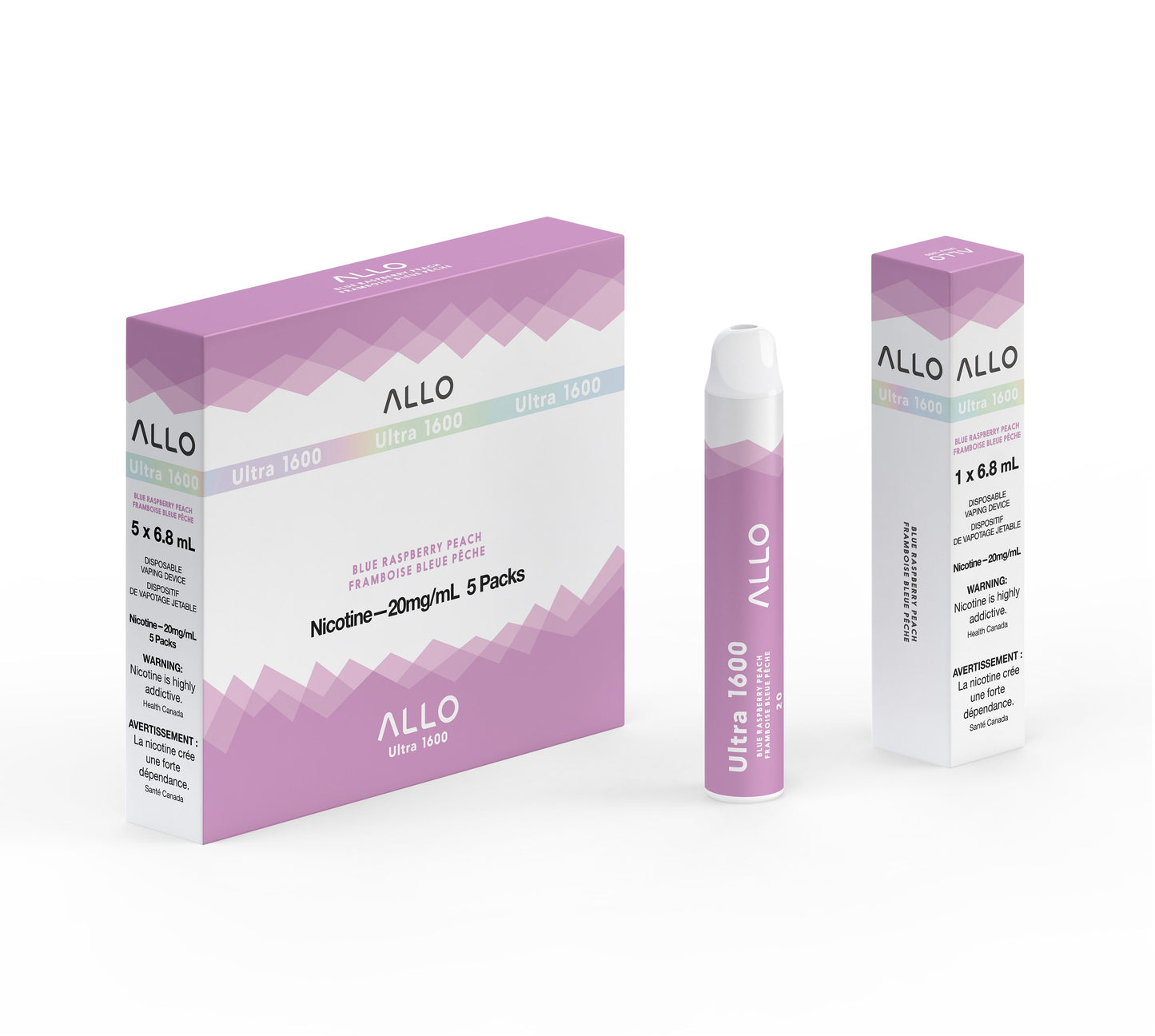 Blue Raspberry Peach - 1600 Disposable Allo 1600