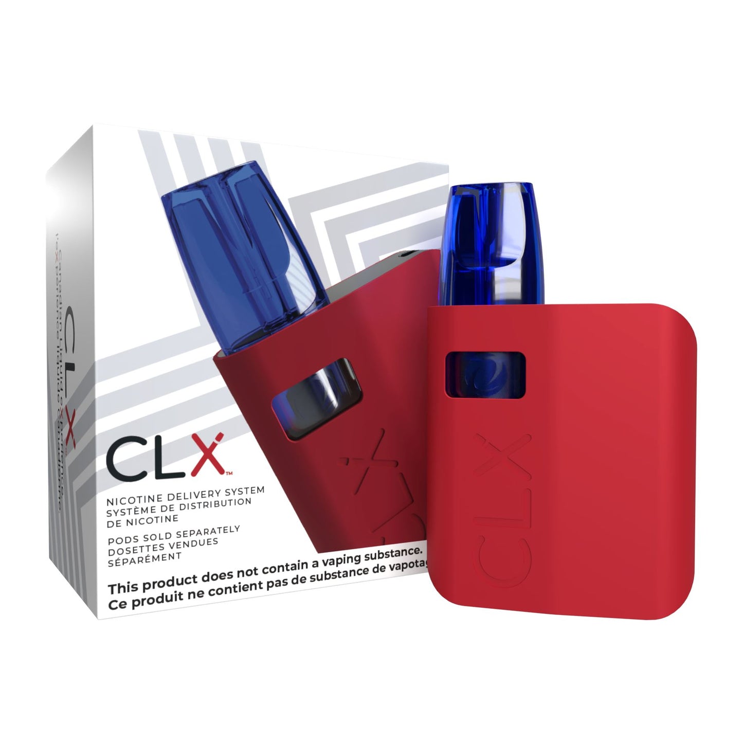 CLX Pod System - S Compatible Closed Pod System CLX Red