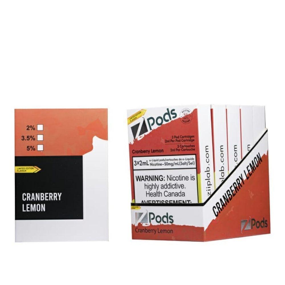 Cranberry Lemon Z Pods Cold Turkey Juice inc