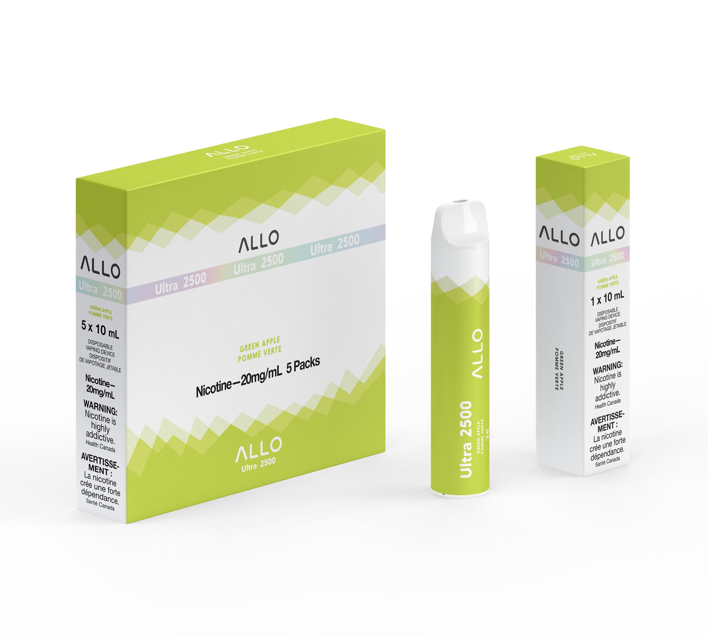 Green Apple - 2500 Disposable Allo 2500