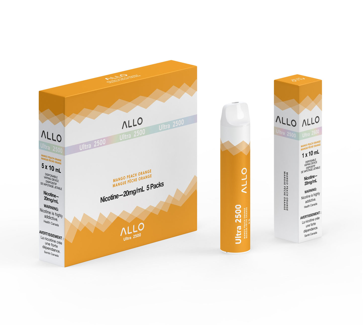 Mango Peach Orange - 2500 Disposable Allo 2500