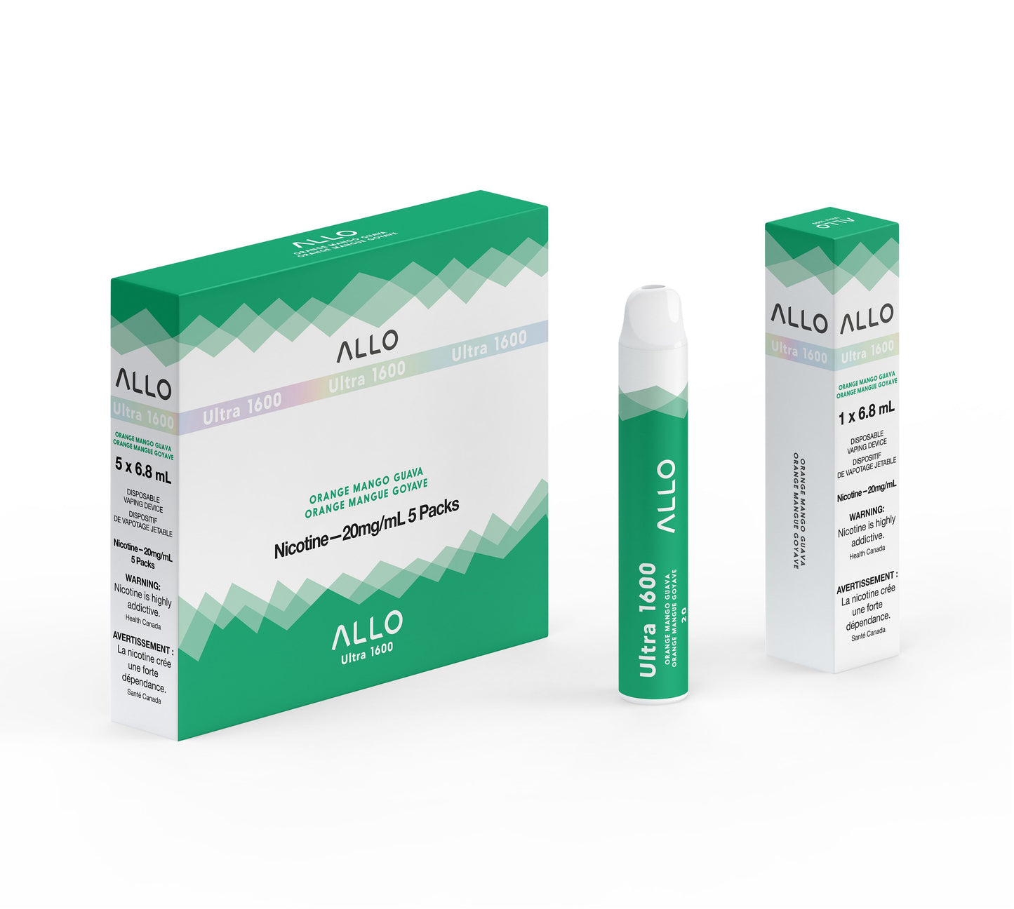 Orange Mango Guava - 1600 Disposable Allo 1600